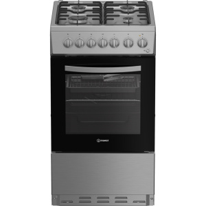 Indesit I5G3PMX Freestanding cooker Electric Gas Stainless steel