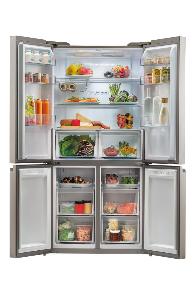 Haier HCR59F19ENMM(UK) Freestanding 643 L Platinum, Stainless steel - Image 5