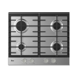 Hoover H-HOB 300 GAS HHG6BRMX Stainless steel Built-in 59.5 cm 4 zone(s)