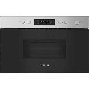 Indesit IM K12 XUK microwave Stainless steel Grill microwave Built-in 22 L 700 W