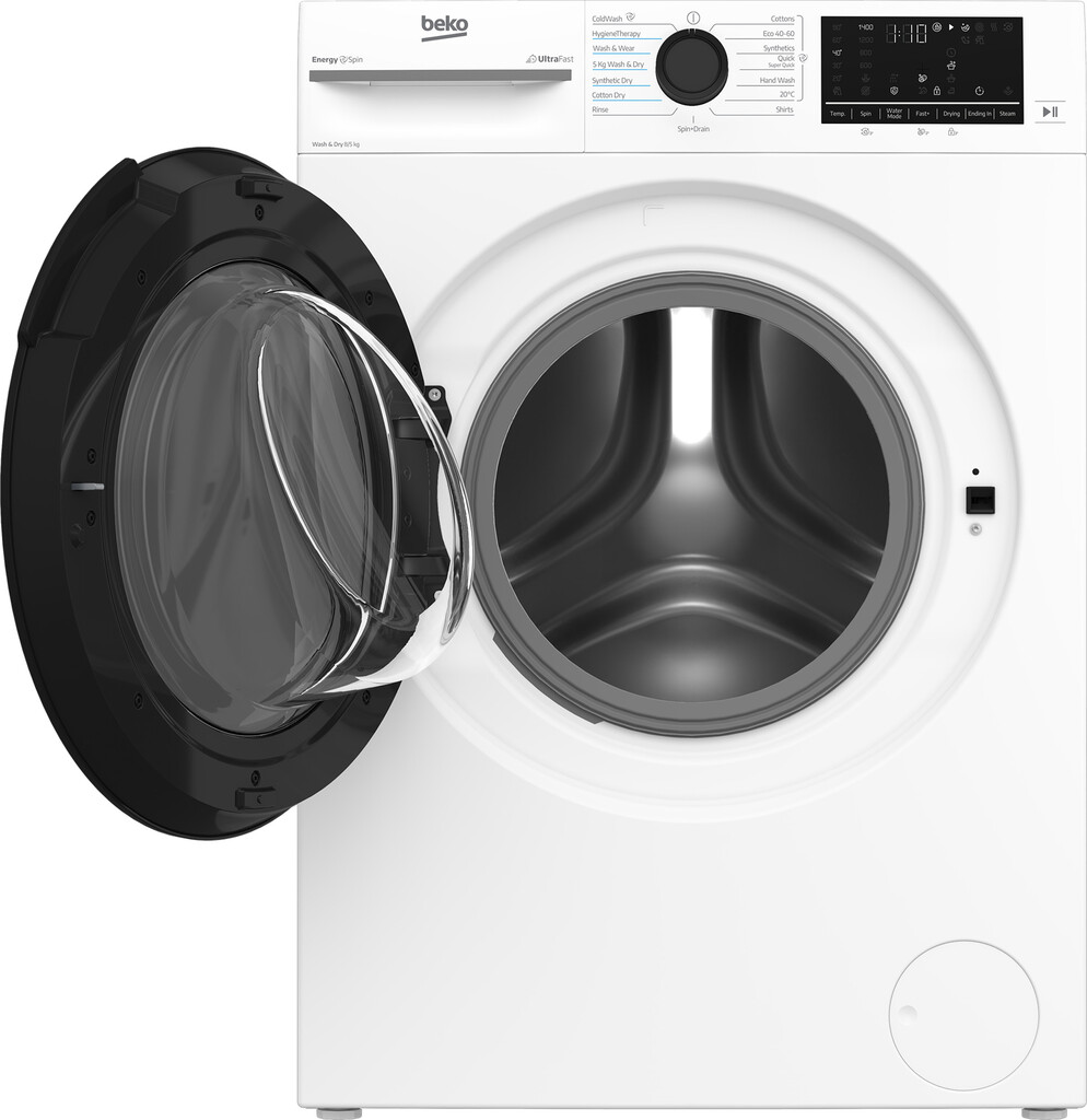 Beko BMND8545UW Freestanding 8kg Wash / 5kg Dry Capacity Washer Dryer with EnergySpin - Image 3