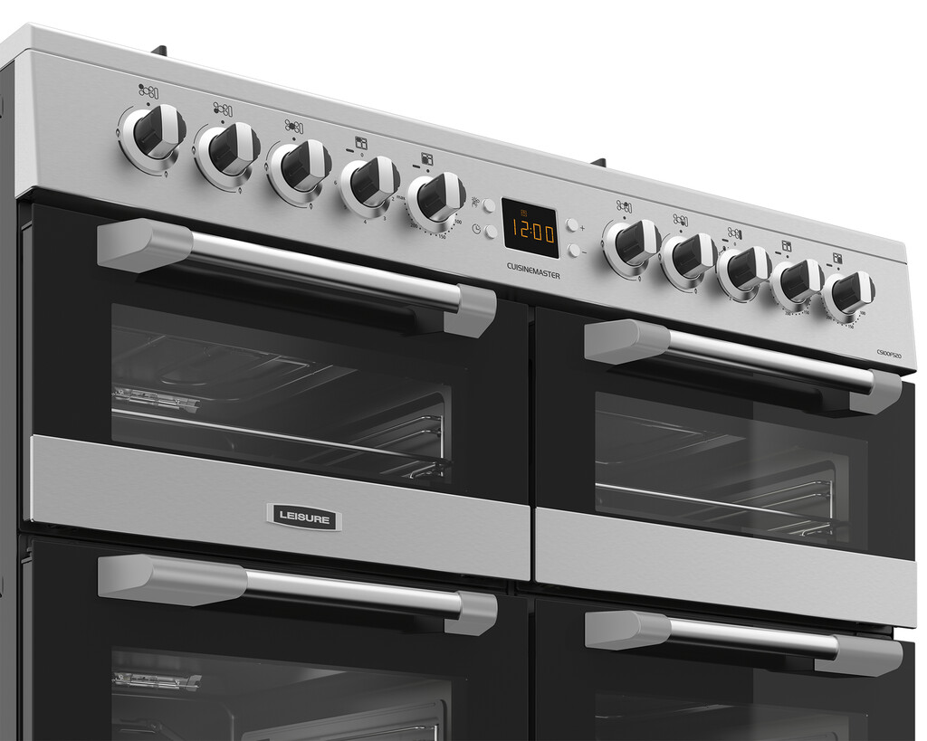 Leisure CS100F520X 100cm Dual Fuel Range Cooker with Three Ovens - Image 2