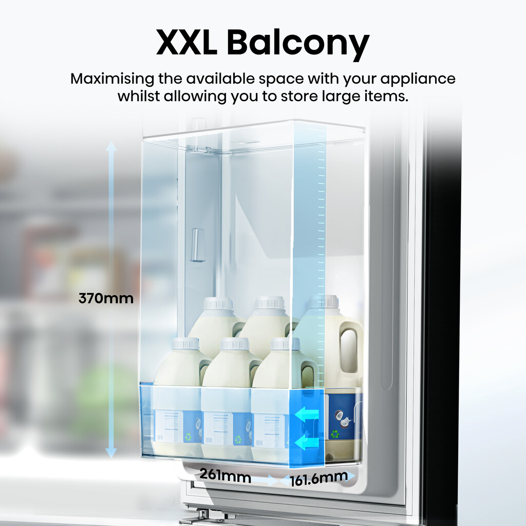 Hisense RQ5P470SYFD side-by-side refrigerator Freestanding 483 L Black - Image 25