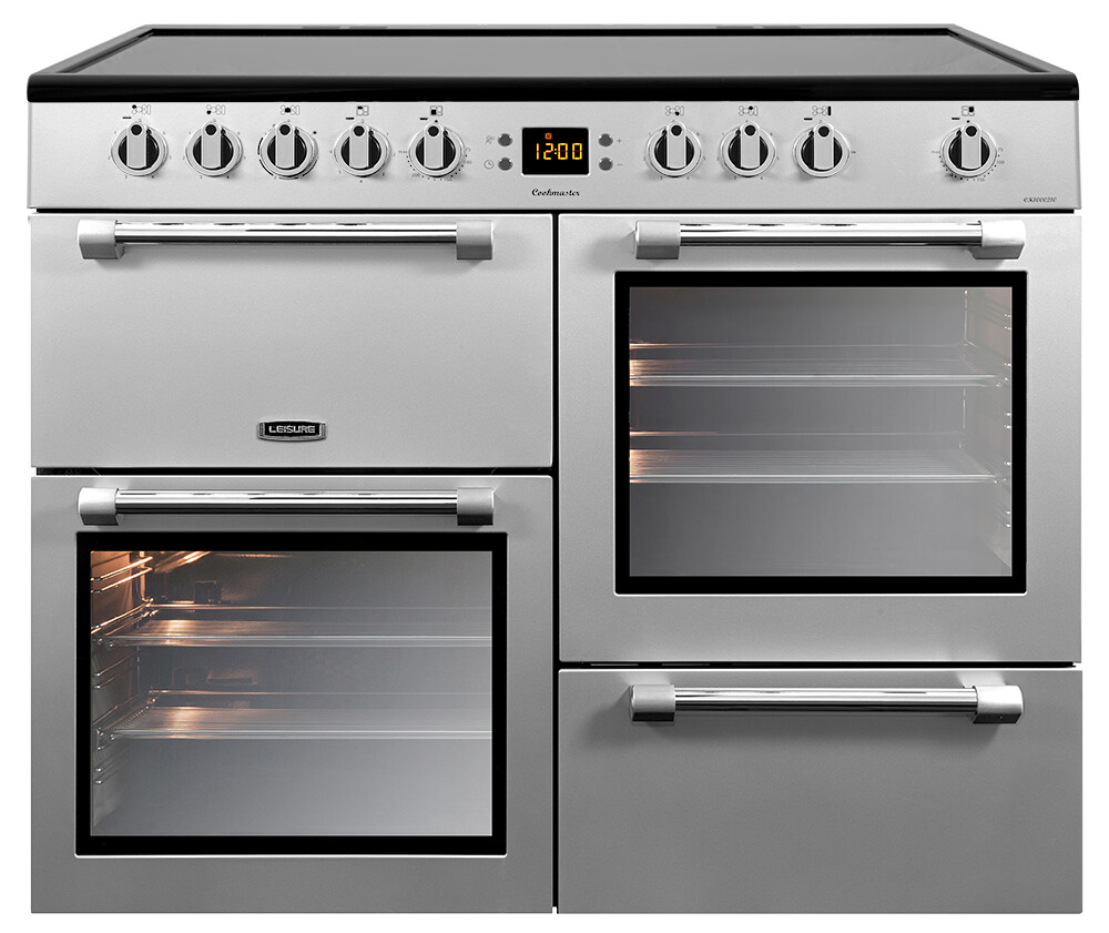 Leisure CK100C210S 100cm Electric Range Cooker with Five Ceramic Zones