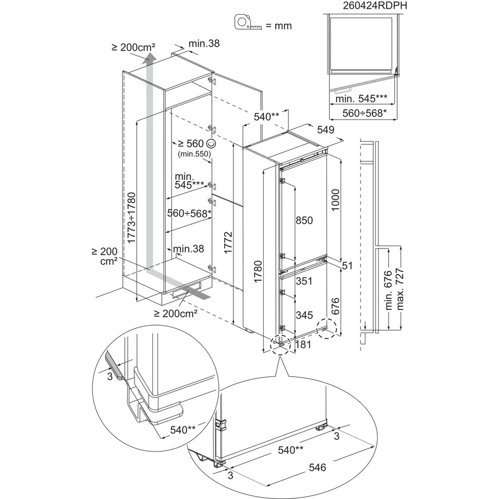 AEG Series 8000 TSC8M181CS Built-in 249 L White - Image 8