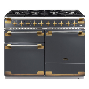 Rangemaster ELS110DFFSL/AB cooker Range cooker Electric Gas Brass, Slate