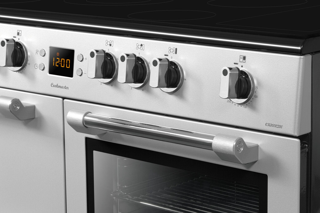 Leisure CK100C210S 100cm Electric Range Cooker with Five Ceramic Zones - Image 3