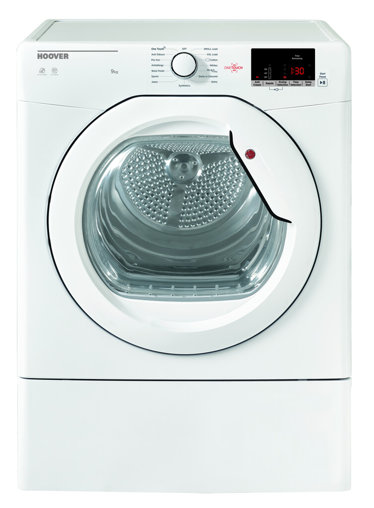 Hoover LINK HLE V9DG tumble dryer Freestanding Front-load 9 kg White