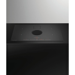 Fisher & Paykel CID834RDTB4 hob Black Built-in 83 cm Zone induction hob 4 zone(s) Built-in hood
