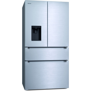 Miele KFFD 6765 Freestanding 60/40 French, Stainless Steel American Fridge Freezer