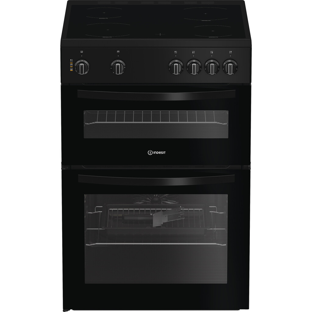 Indesit ITE6VMB Electric Ceramic hob Black