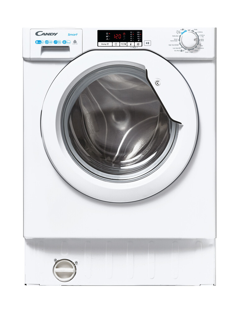 Candy CBD 485D2E/1-80 washer dryer Built-in Front-load White