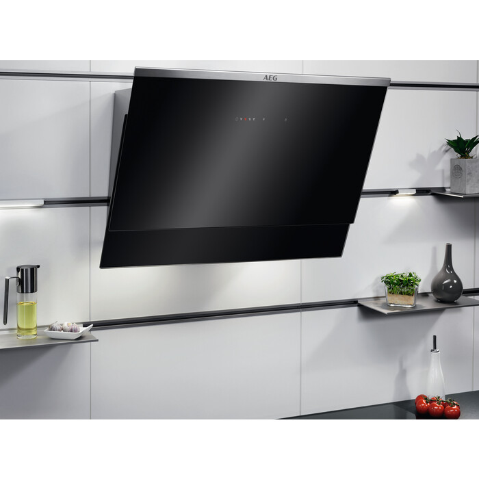 AEG DVE5671HG Wall-mounted Black, Stainless steel 700 m³/h - Image 8
