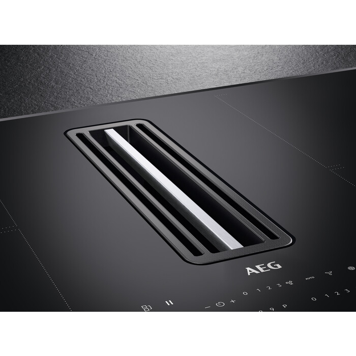 AEG CCE84751FB Black Built-in 83 cm Zone induction hob 4 zone(s) Built-in hood - Image 5