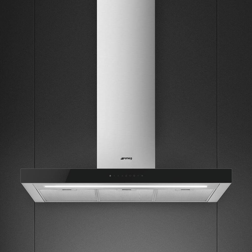 Smeg Universal Hood KBT9L4VN Stainless Steel and Glass - Image 8