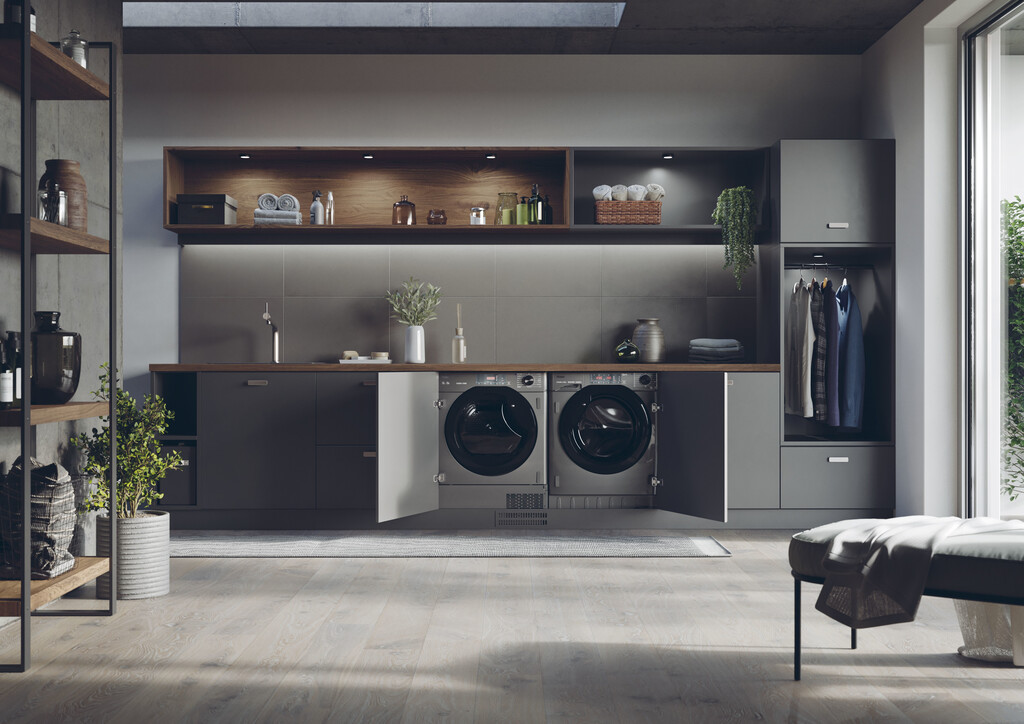 Haier Series 4 HDB4 H7A2TBERX80 tumble dryer Built-in Front-load 7 kg Anthracite, Black - Image 12