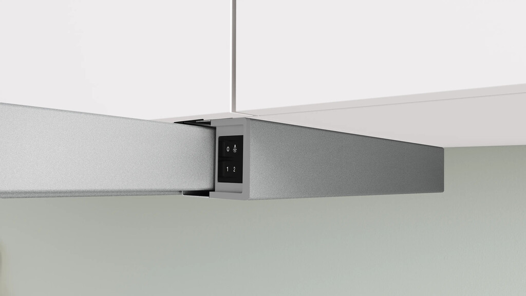 Bosch Serie 2 DFM063W57B cooker hood Semi built-in (pull out) Silver 351 m³/h - Image 4