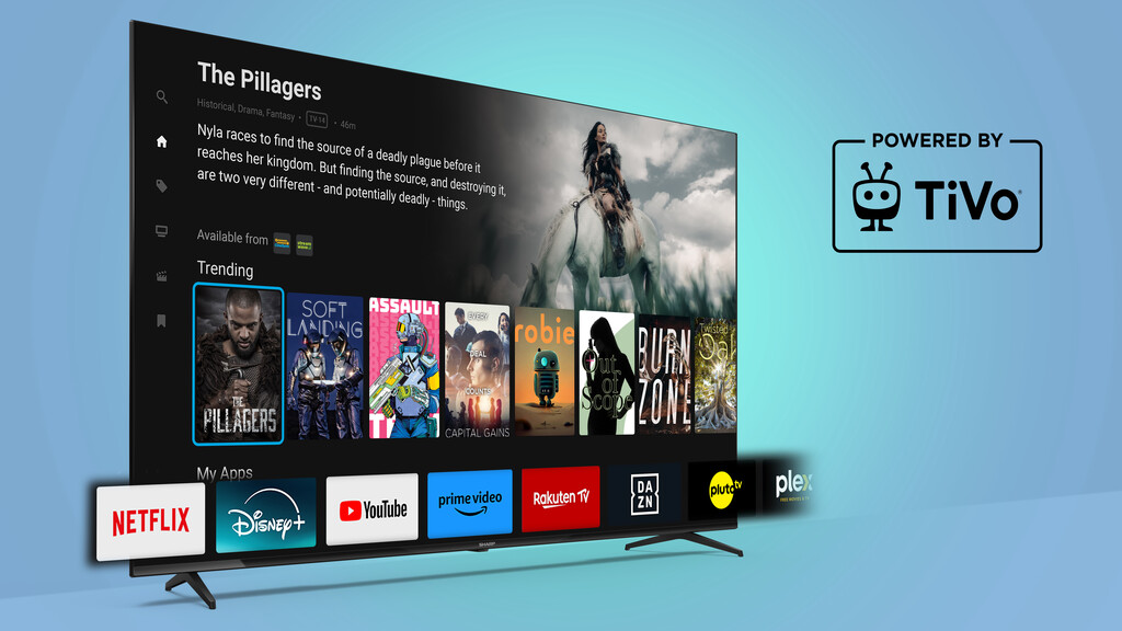 Sharp 2T-C40HE2245KB TV 101.6 cm (40") Full HD Wi-Fi Black - Image 4