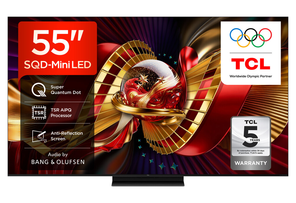TCL C8L 55C8L-UK TV 139.7 cm (55") 4K Ultra HD Smart TV Wi-Fi Black 6000 cd/m²