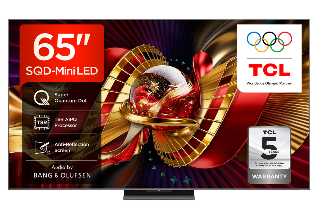 TCL C8L 65C8L-UK TV 165.1 cm (65") 4K Ultra HD Smart TV Wi-Fi Black 6000 cd/m²