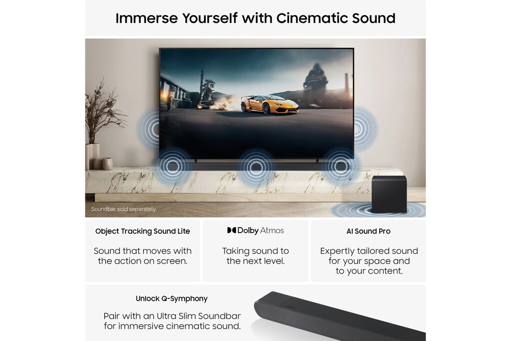 Samsung 83'' OLED S90H 4K Vision AI Smart TV (2026) - Image 5