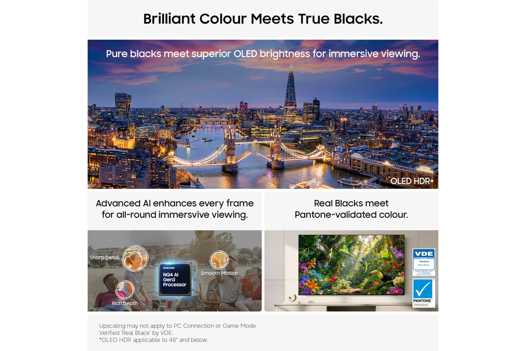 Samsung 83'' OLED S90H 4K Vision AI Smart TV (2026) - Image 9