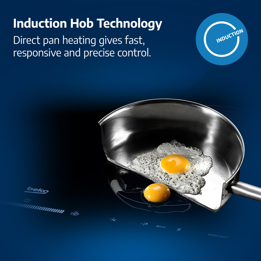 Beko HIIP64430QT 60cm Induction Hob with Touch Controls - Image 11