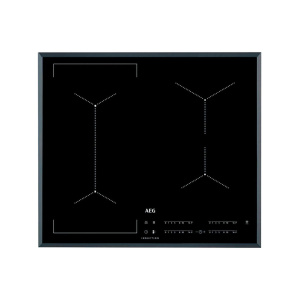 AEG IKE64441FB Black Built-in 60 cm Zone induction hob 4 zone(s)