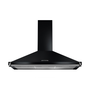 Rangemaster RCLAHDC90BL/C 90cm Classic Chimney Hood Black / Chrome